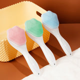Cat Claw Face Wash Brush Silicone Long Handle Cat Claw Brush Soft Silicone Pore Cleaning Brush Facial Cleanser - V.I.P Digital Presence