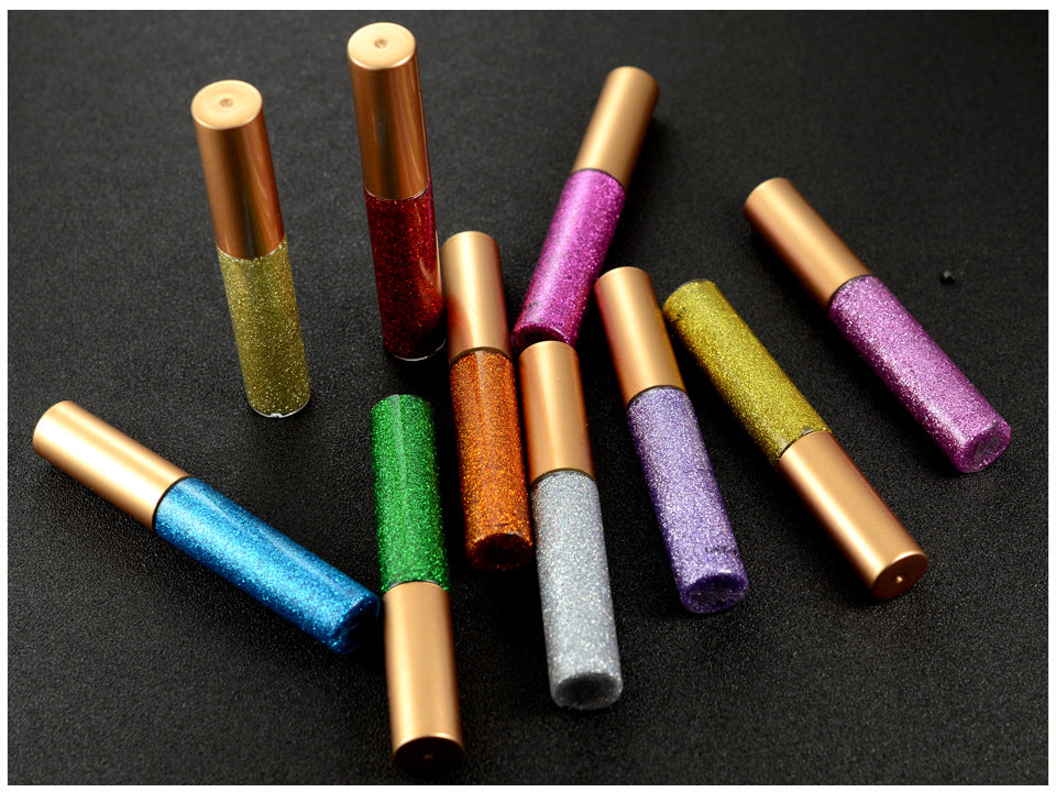 Explosive Sequins Pearl Glitter Liquid Eyeliner Ten Sets Liquid Eyeliner - V.I.P Digital Presence