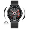 New Top Brand Luxury Mens Watches Stainless Steel Car Wheel Hub Quartz Watch For Men Military Sport Watch Relogio Masculino - V.I.P Digital Presence