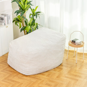 Faux Fur Classic Bean Bag  white - V.I.P Digital Presence