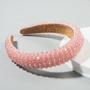 Hair Hoop Hand Woven Beaded Head Hoop Female Baroque Sponge Hair Bundle Korean Style Of The Net Red Face Wash Hair Accessories - V.I.P Digital Presence