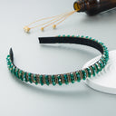 Hand Woven Beaded Headband Female Baroque Beaded Hair Binding Korean Version Net Red Wash Face Hair Accessories - V.I.P Digital Presence