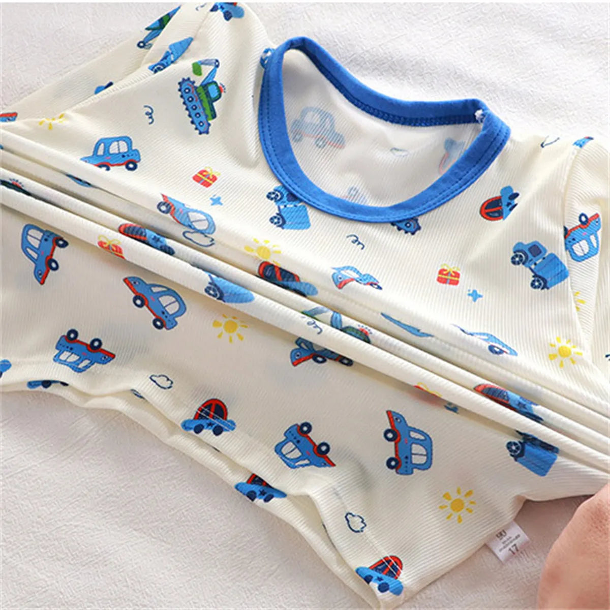 hibobi 2-Piece Children Air-Conditioning Clothing Summer Home Clothes Three-Quarter Sleeve Underwear Set Baby Pajamas Tracksuit - V.I.P Digital Presence