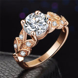 Crystal Silver Cubic Zirconia Wedding Ring - V.I.P Digital Presence