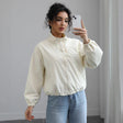 Fashionable Waterproof Short Jacket with Stand Collar for Women - V.I.P Digital Presence
