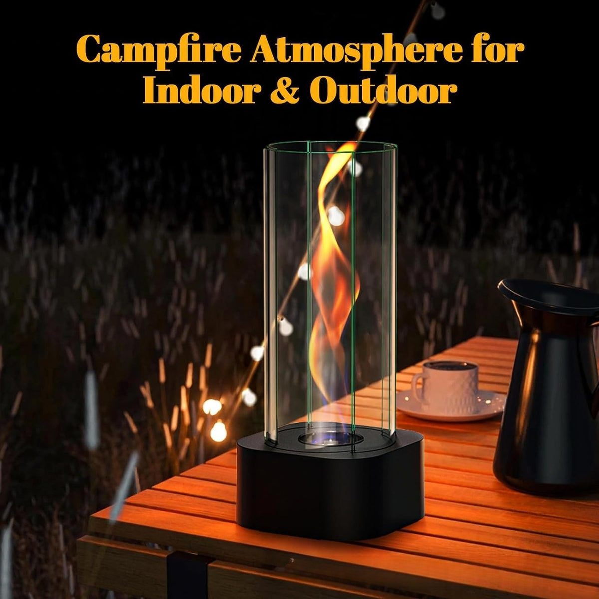 Firepot True Fire Alcohol Fireplace Whirlwind Stove Heating Stove Indoor and Outdoor Villa Atmosphere Decoration Desktop Decoration - V.I.P Digital Presence