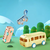 500ml Bus Car Children's Straw Water Cup Tritan Cute Plastic Cup Portable Outdoor Bouncing Lid Cup - V.I.P Digital Presence