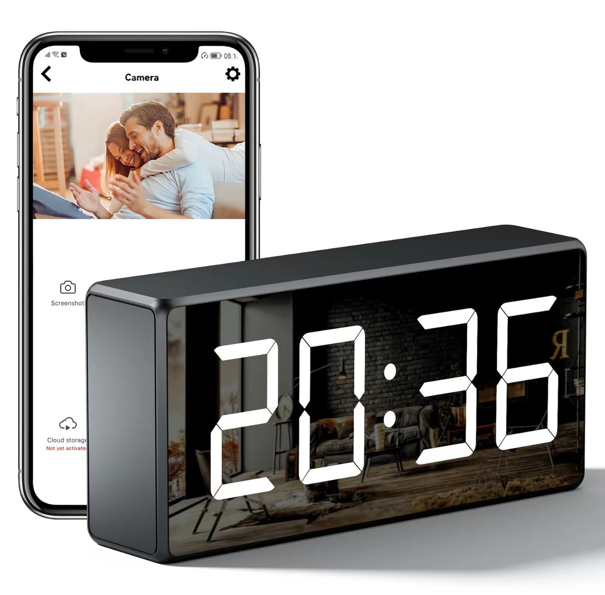SecureView Clock Camera