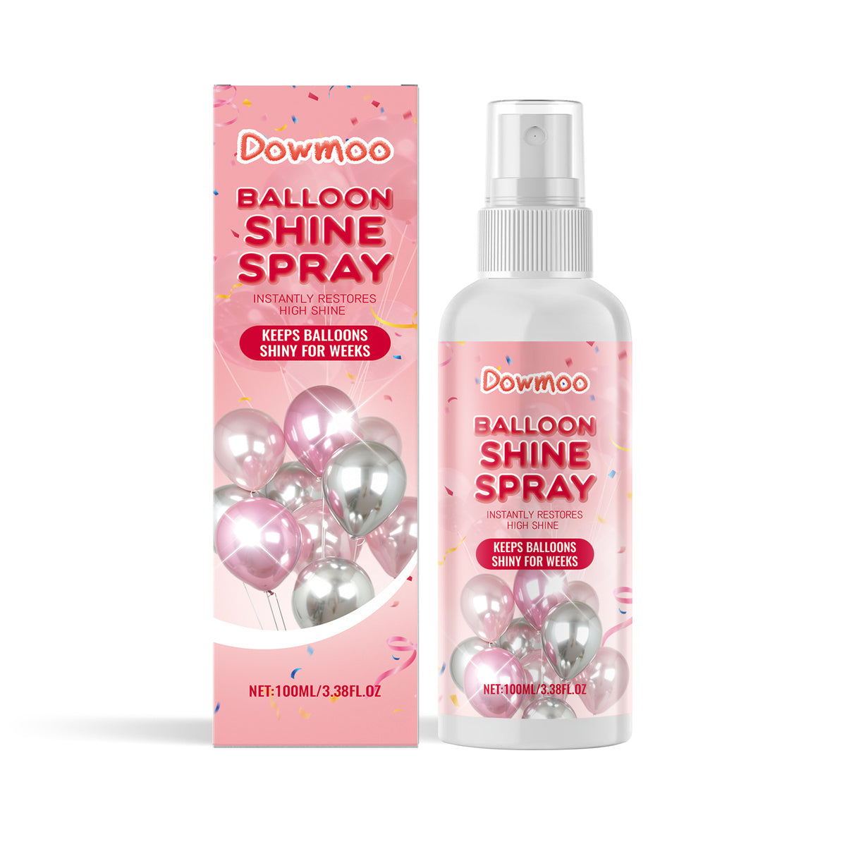 Balloon Shine Spray Brightens Up The Party Atmosphere With Easy To Apply Gloss Latex Balloon Spray - V.I.P Digital Presence