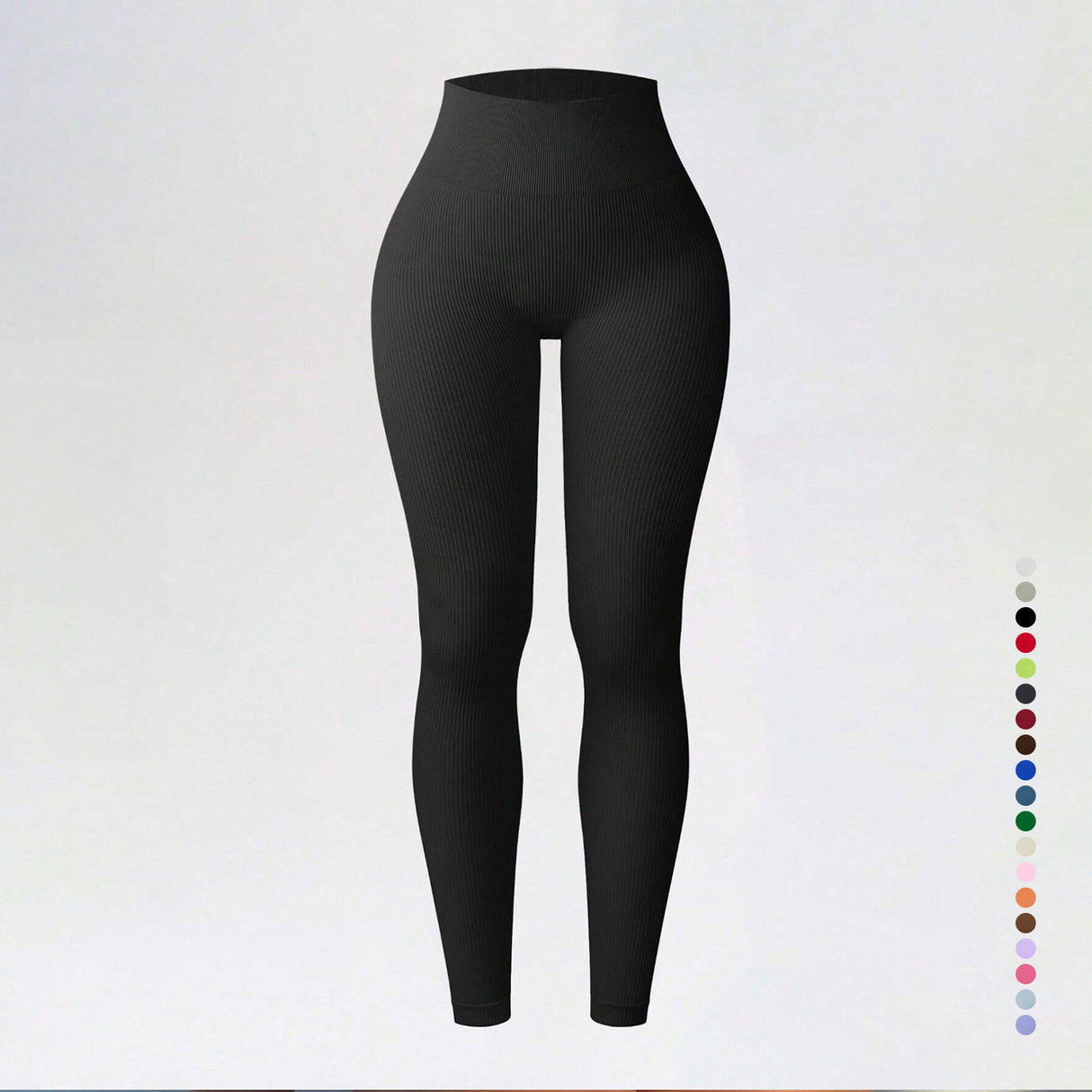 Threaded autumn and winter yoga pants seamless fitness pants high waisted sports yoga clothes leggings - V.I.P Digital Presence