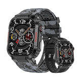 Three proof outdoor sports watch IP68 waterproof Bluetooth call health monitoring low-power TK25 smart watch - V.I.P Digital Presence