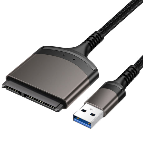 USB 3.0 to SATA Easy Drive Cable Serial Hard Disk 2.5-inch Mobile Hard Disk Adapter Cable USB Aluminum Alloy Shell - V.I.P Digital Presence