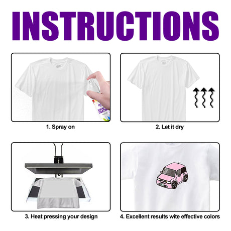 Sublimation Coating Spray Clothing Hot Drawing Heat Transfer Printing Wear-Resistant Stain Resistant Multi-Purpose Adhesion - V.I.P Digital Presence