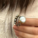 Alloy Three-Layered Open Ring - V.I.P Digital Presence