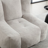 Fluffy bean bag chair Super soft couch chair with memory foam and footstool Indoor modern focus bean bag chair - V.I.P Digital Presence