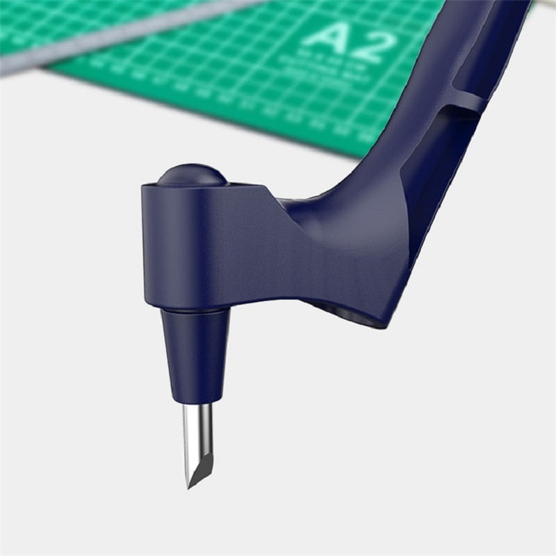 Craft Cutting Tools 360 Rotating Blade Paper-Cutter 3 Replace Blade Craft Cutting Knife DIY Art Wear-Resisting Art Cutting Tool - V.I.P Digital Presence
