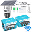 Solar camera WIFI dual-screen gunball 10x zoom low-power battery wireless monitor - V.I.P Digital Presence