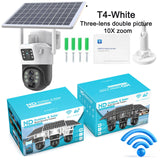 Solar camera WIFI dual-screen gunball 10x zoom low-power battery wireless monitor - V.I.P Digital Presence