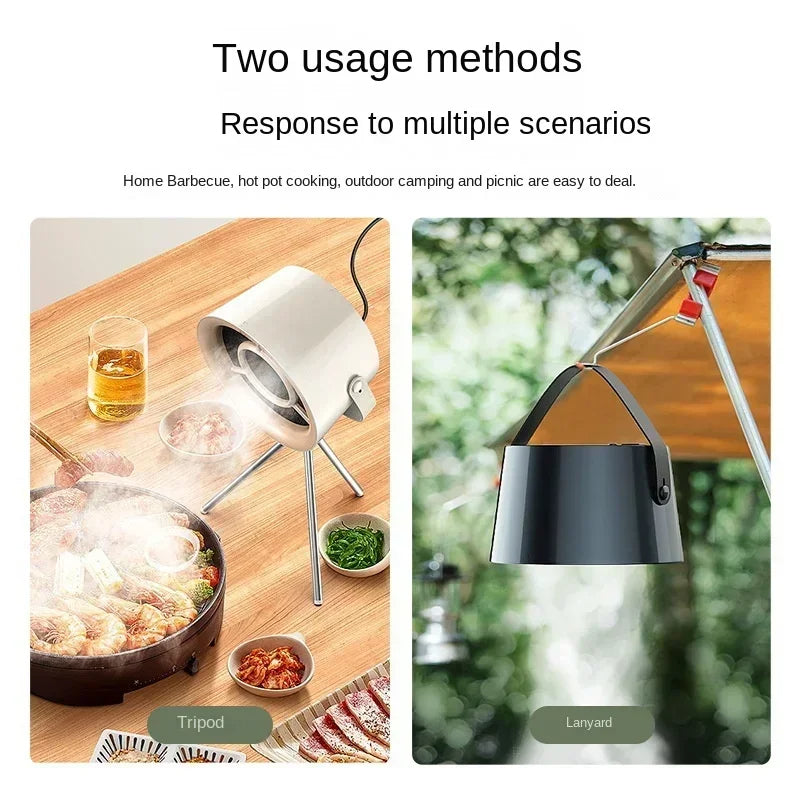 USB Desktop Range Hoods Portable Exhaust Fan Small Kitchen Hood Extractor Barbecue Large Suction Cooker Hood - V.I.P Digital Presence