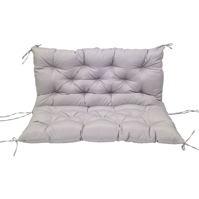Outdoor 2/3-seater bench/swing cushions: thickened, with backrest, waterproof. - V.I.P Digital Presence