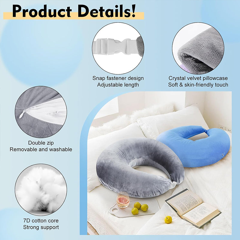 Reading pillow, crocheted arm-support for adults, portable, skin-friendly, TV & breastfeeding. - V.I.P Digital Presence