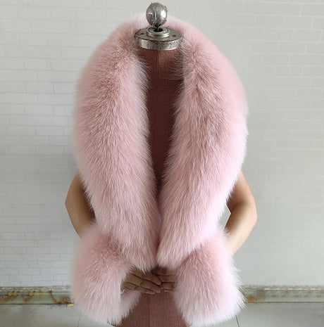 Real Fox Fur Horn Collar Fashion Fur Decorative Collar Jewelry - V.I.P Digital Presence