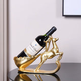 Creative Golden Deer Wine Rack Living Room Wine Cabinet Decoration Home TV Cabinet Decoration Red Wine Rack Decorative Crafts - V.I.P Digital Presence