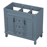 36'' Bathroom Vanity without Top Sink Cabinet only Modern Bathroom Storage Cabinet with 2 Soft Closing Doors and 2 Drawers - V.I.P Digital Presence