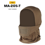 Men's Airsoft Mask, also a balaclava, for paintball, hunting, cycling. Knight style, full face protection. - V.I.P Digital Presence