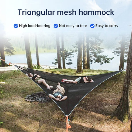 2025 Portable triangular camping hammock with air polymer, multi-scene travel use. - V.I.P Digital Presence
