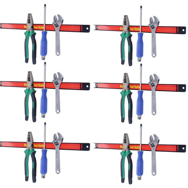 8 12 18 24 Magnetic Tool Holder Bar Organizer Racks for Connecting Strips Tools in the Garage and Workshop - V.I.P Digital Presence