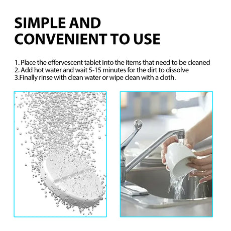 Multifunctional Kitchen Cleaning Tablets, Home Kitchen Stove Kitchen Utensils Stainless Steel Heavy Oil Cleaning And Descaling - V.I.P Digital Presence