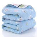 110*110cm Parent-child Baby Summer Bedding Sofa Quilt 100% Cotton Baby Blanket Child Quilt 6 Layers Muslin Swaddle for Newborns - V.I.P Digital Presence