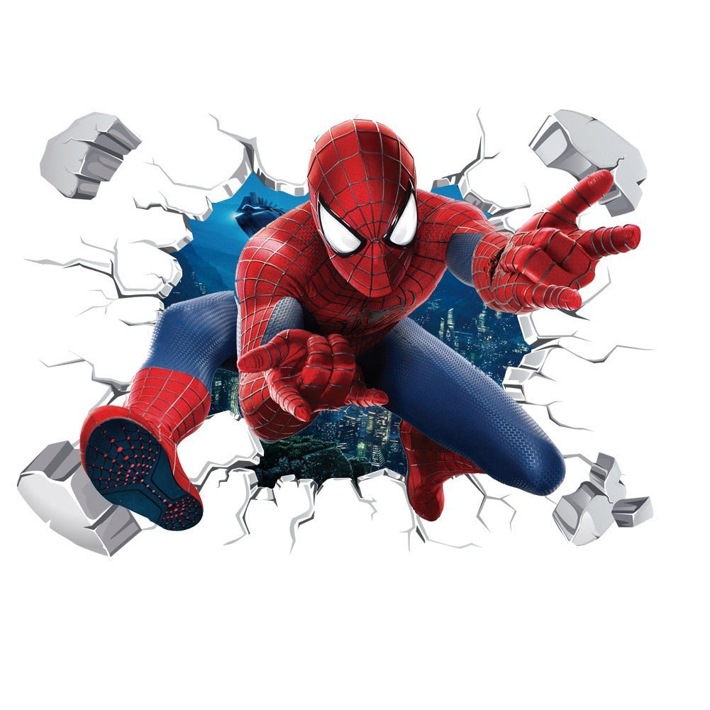 3D Avengers Fist Wall Stickers Self Adhesive Wholesale Green Giant Living Room Bedroom Creative Background Wall PVC Decoration - V.I.P Digital Presence