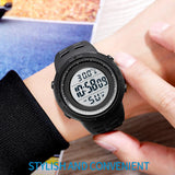 SKMEI 1681 Body Temperature Men's Watch Electronic 5Bar Waterproof Long Battery Life Alarm Clock LED Healthy Male Sport Watch - V.I.P Digital Presence