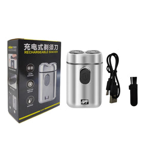 Shaver Travel Car Wash Shaver Double Head Portable Charging Floating Beard Knife - V.I.P Digital Presence