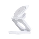 Three in one wireless charger with foldable magnetic suction suitable for iPhone wireless charging, phone holder desktop - V.I.P Digital Presence