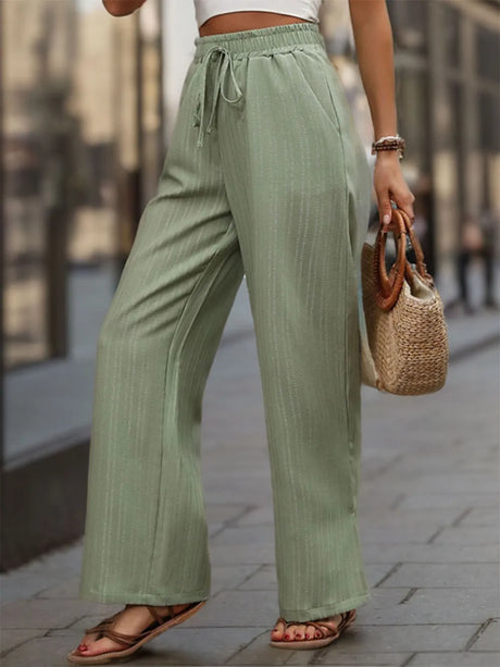 High Waist Wide Leg Pants - V.I.P Digital Presence