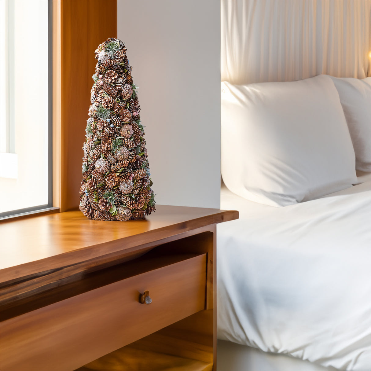 PINE CONE TABLE TOP TREE - V.I.P Digital Presence