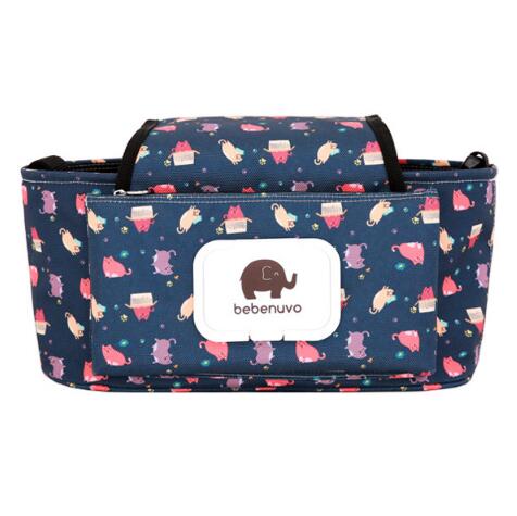 Print Strollers Baby Trolley Bag with Detachable Handbag Multifunctional Baby Stroller Organizer Pram Buggy Cart Hanging Bag XV2 - V.I.P Digital Presence