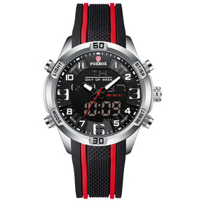 Lige Men's Dual Display Watch Multi-Function Chronograph Sports Waterproof Watch - V.I.P Digital Presence