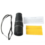 Telescopio monocular Beileshi 16 x 52 de doble enfoque con zoom óptico, binoculares con revestimiento, mira óptica para caza.