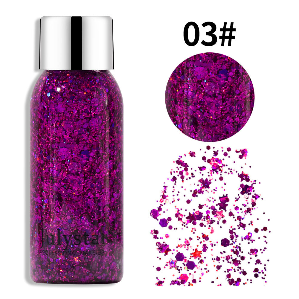 Crushed Diamond Glitter Dazzling Performance Stage Nightclub Makeup Sequins Eyeshadow Makeup - V.I.P Digital Presence