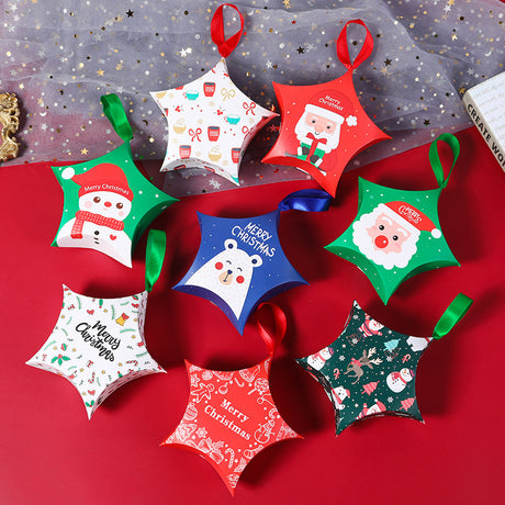 Christmas candy packaging box, Christmas gift box, new pentagonal star gift packaging box - V.I.P Digital Presence