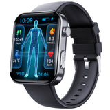F300 smartwatch ECG electrocardiogram monitoring SOS fall alarm blood glucose and blood pressure watch HRV report - V.I.P Digital Presence