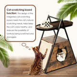 Cat house,end table.Wood cat condo black vintage pet furniture - V.I.P Digital Presence