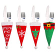 4pcs/lot New Year Christmas Gift Tableware Fork Knife Holder Bag Navidad  Noel Christmas Decorations for Home Dinner Table Decor - V.I.P Digital Presence