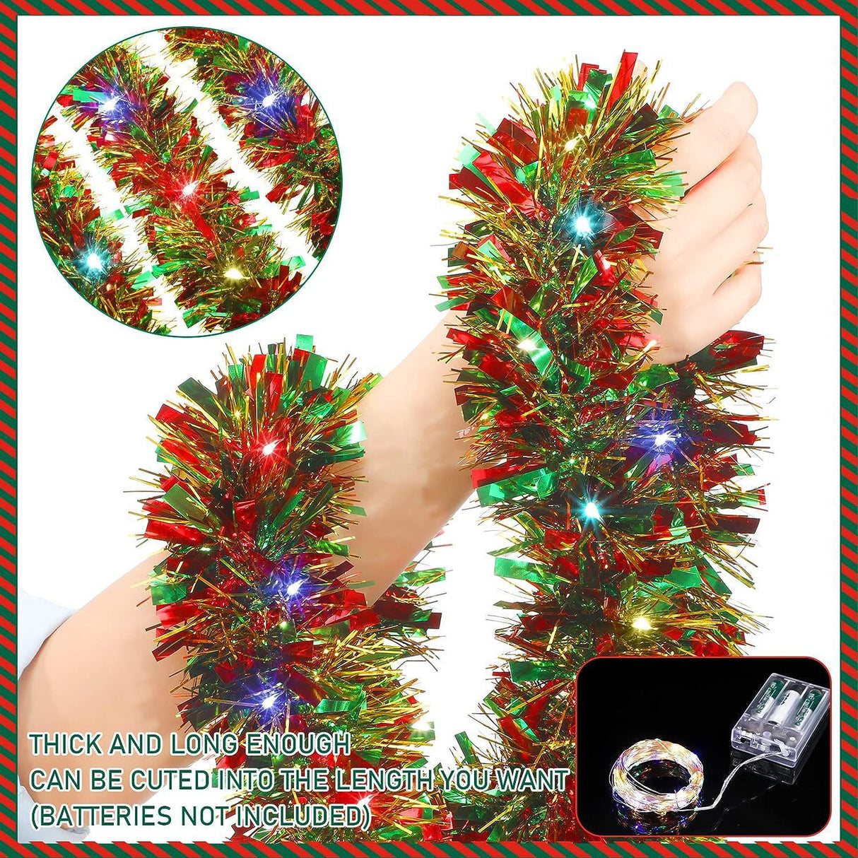 Christmas decoration ribbon, Christmas party atmosphere, venue arrangement, floral and madder hair strips - V.I.P Digital Presence