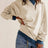Contrast Dropped Shoulder Long Sleeve Sweatshirt - V.I.P Digital Presence