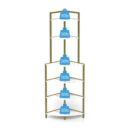 6-story corner open bookshelf, modern bookshelf, wooden frame, independent bookshelf unit, - V.I.P Digital Presence